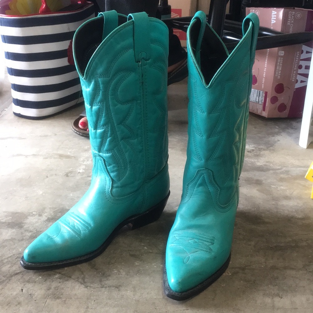 Turquoise Cowboy Boots